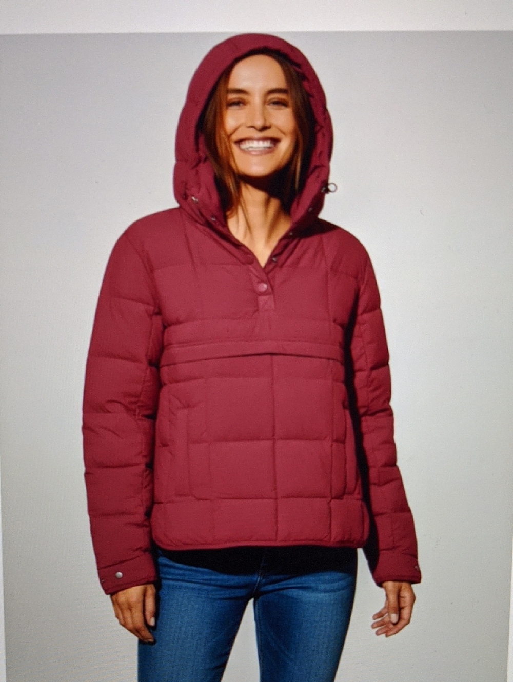 NWOT - Auvora Pullover Puffer - Small - Red
